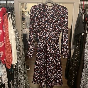 Nanette Lepore Long sleeved, fit and flare dress.